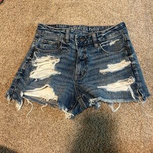 American Eagle distressed shorts